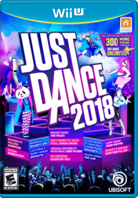 Just Dance 2018 Wii U US box art